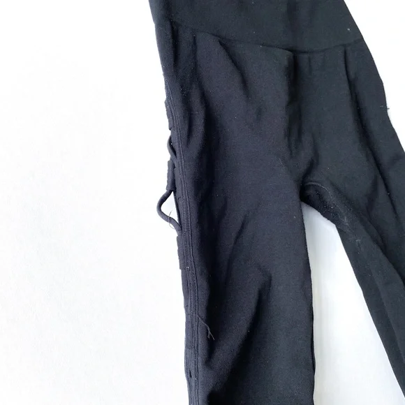 Free People movement xs black leggings side lace up - Picture 5 of 16
